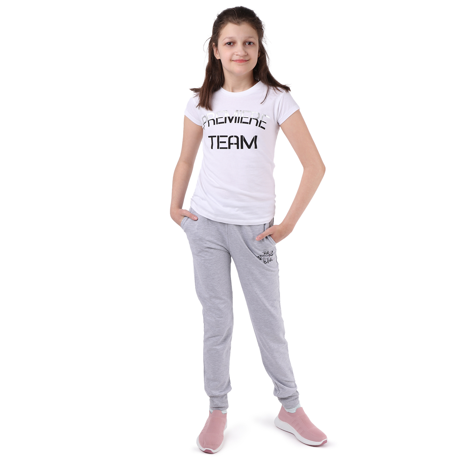 

Футболка детская Leader Kids цв.белый ,р.134, SS20LM29L