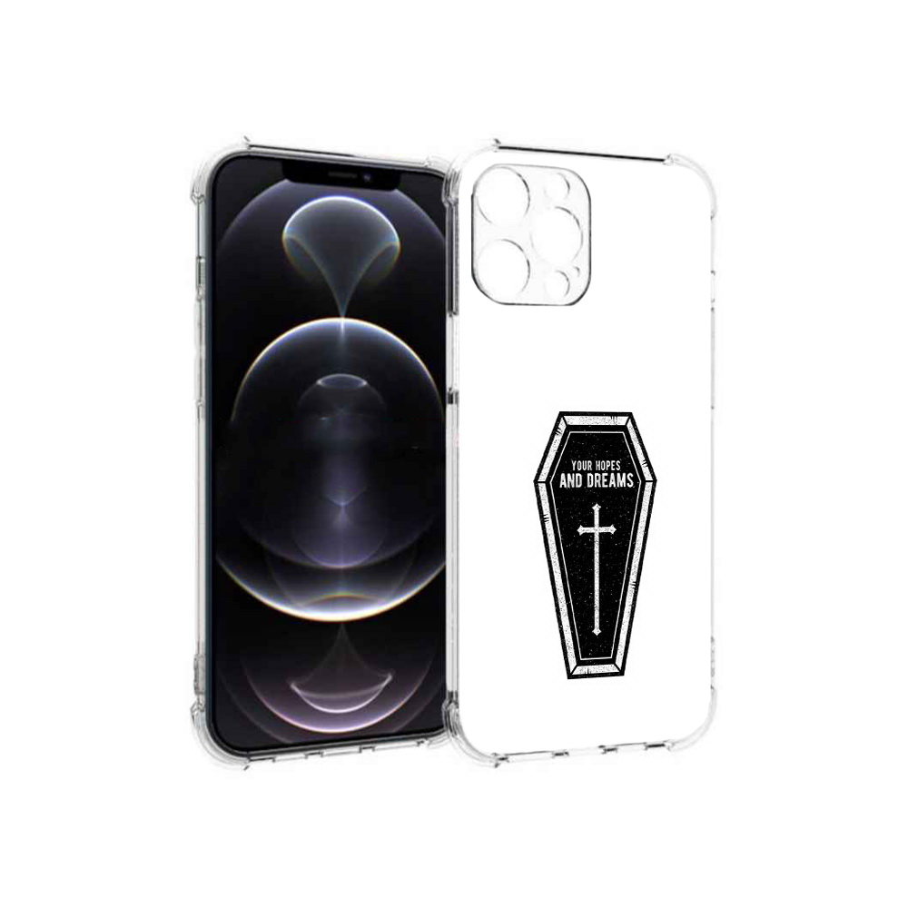 

Чехол MyPads Tocco для Apple iPhone 13 Pro Max гроб с мечтами (PT163170.617.299), Прозрачный, Tocco