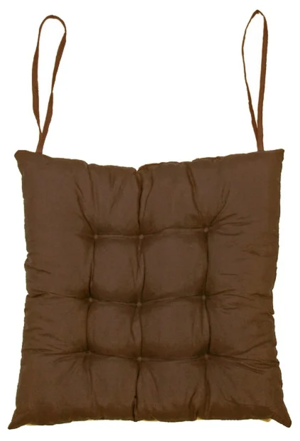 Подушка на стул Ультрамарин ИДЕА 155-175 цвет шоколадный