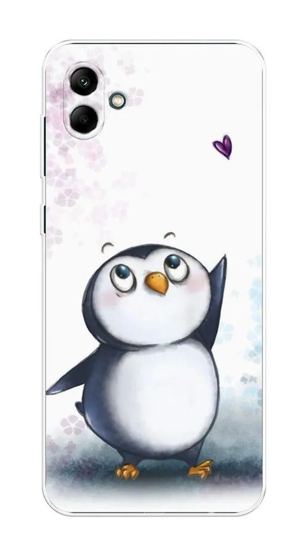 

Чехол Awog на Samsung Galaxy A04 / Самсунг A04 "Пингвин и сердечко", Разноцветный, 2107050-1