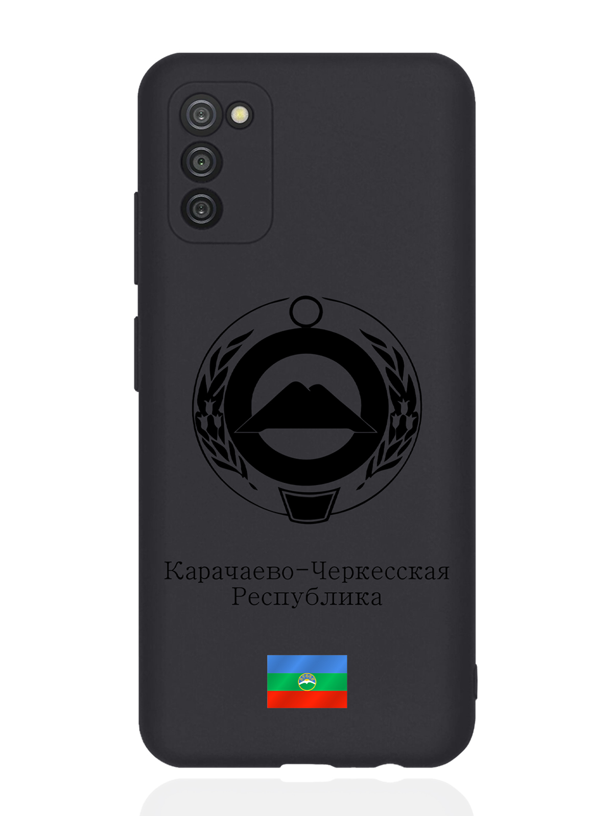 

Чехол SignumCase для Samsung Galaxy A03s Черный Герб Карачаево-Черкесии черный