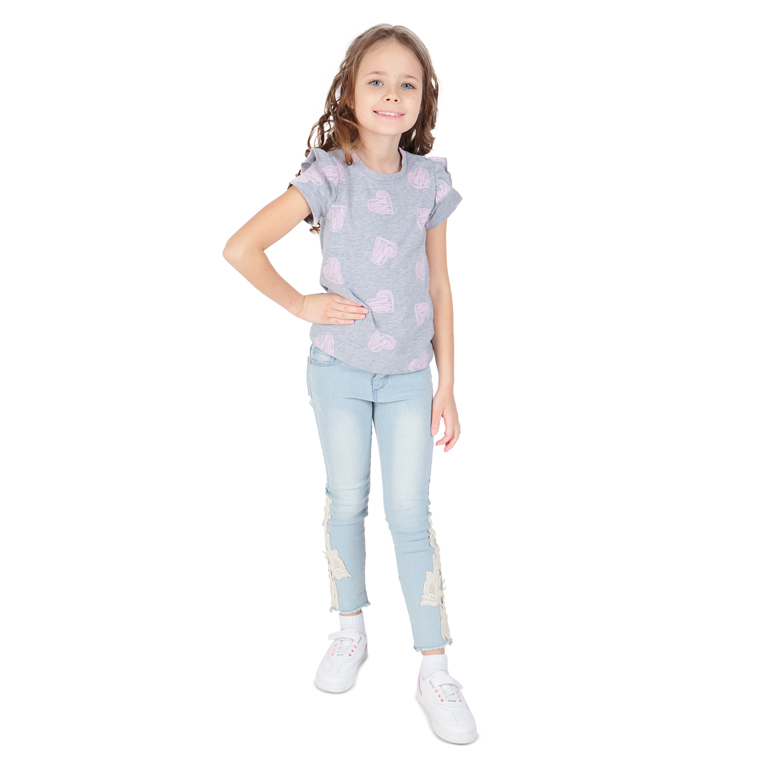 фото Джинсы детские leader kids цв.голубой ,р.98