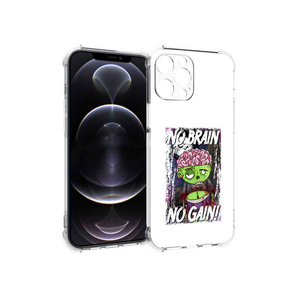 

Чехол MyPads Tocco для Apple iPhone 13 Pro Max глупый зомби (PT163170.617.289), Прозрачный, Tocco