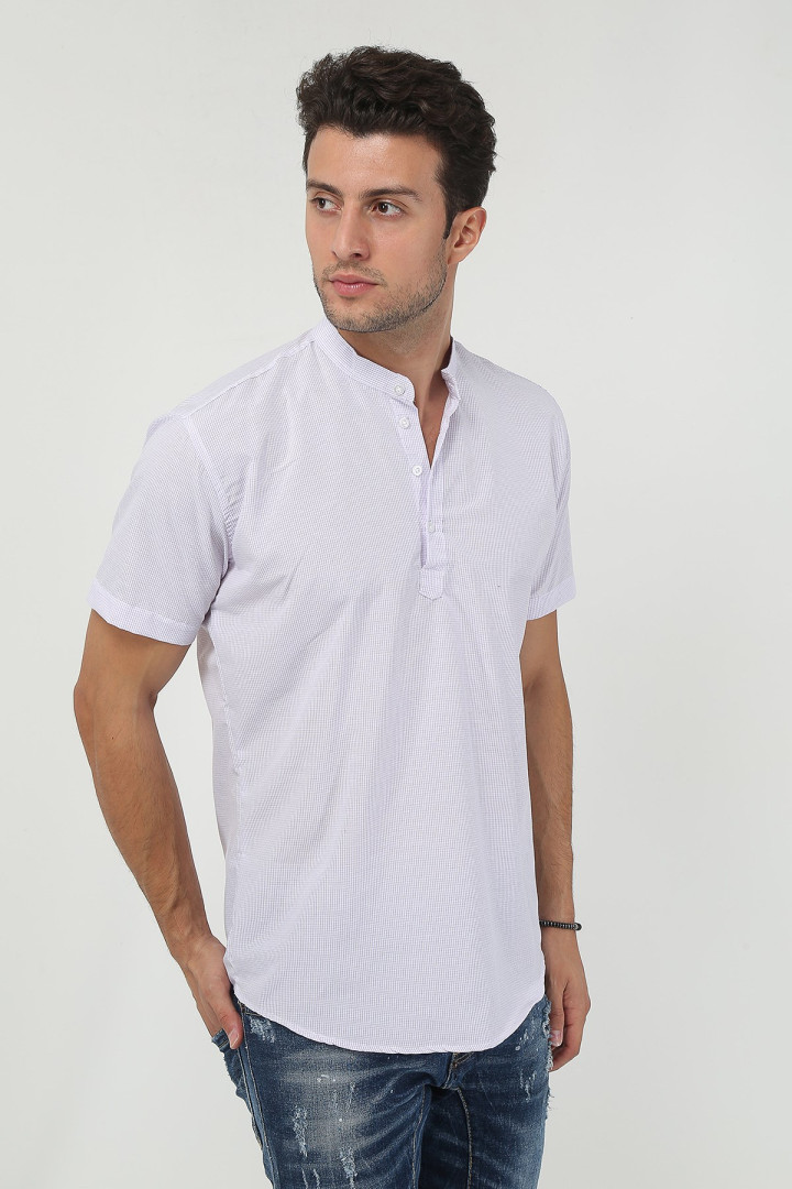 Рубашка мужская Terapi Men 25630 фиолетовая 3XL (доставка из-за рубежа)