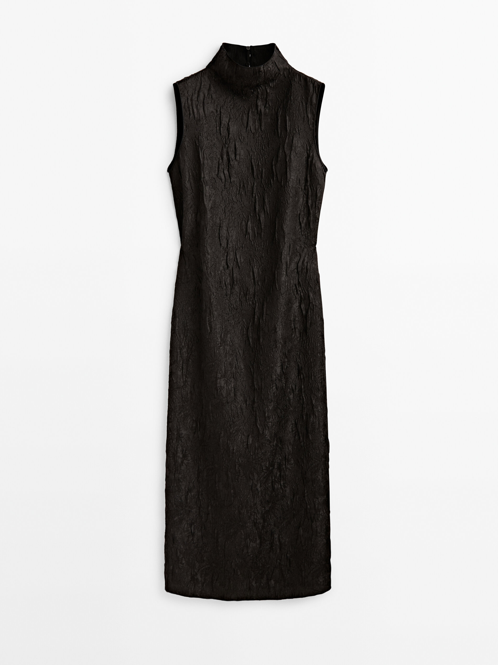 

Платье женское Massimo Dutti 06691705800 черное XS, 06691705800