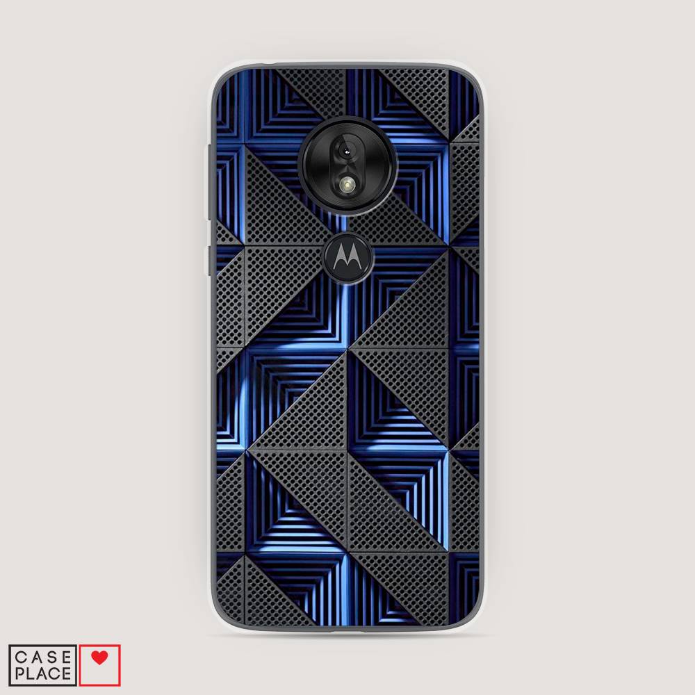 

Чехол на Motorola Moto G7 Play "IBM", Серый;синий, 241250-3