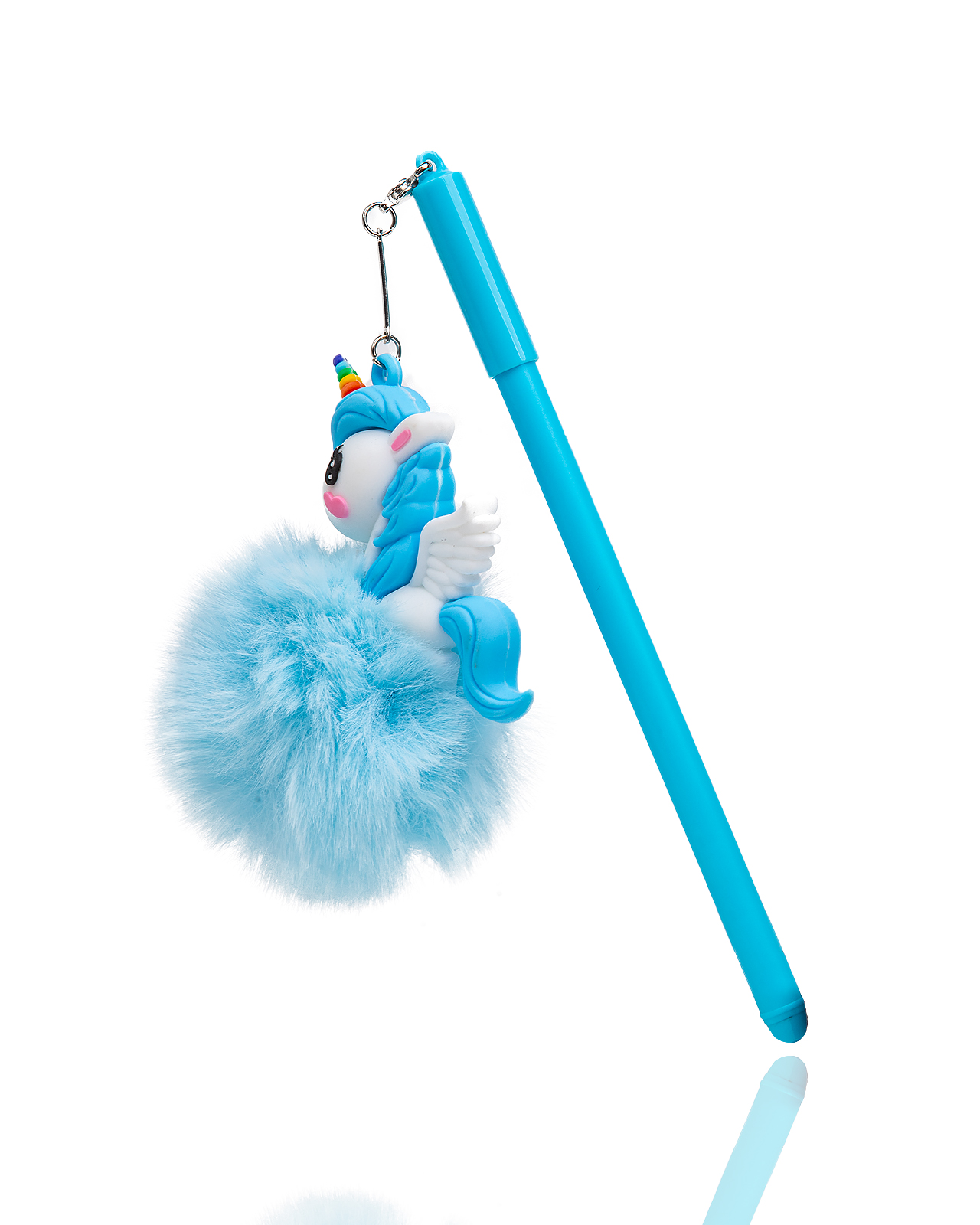 

Ручка шариковая wellywell Единорог Pen_Brelok_Meh_Unicorn_Blue, синяя, 1 шт.