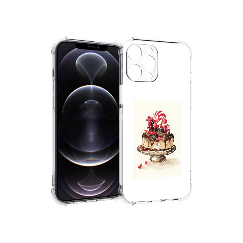

Чехол MyPads Tocco для Apple iPhone 13 Pro Max вкусный торт (PT163170.617.262), Прозрачный, Tocco