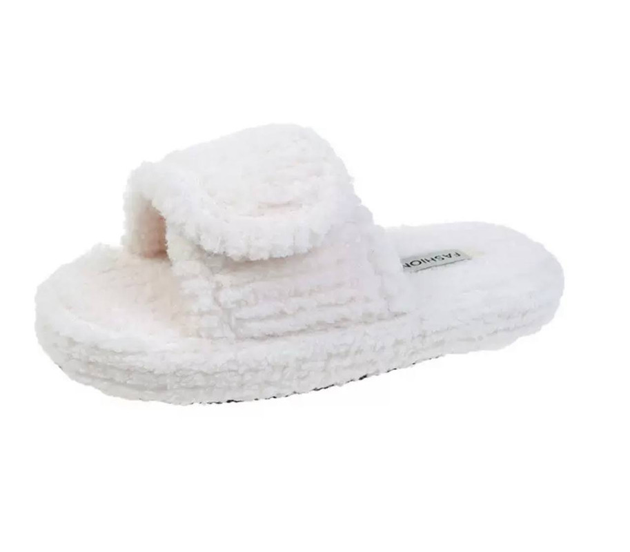 

Тапочки женские LSAOSEE W-029 белые 38 RU, Белый, LSAOSEE W-029