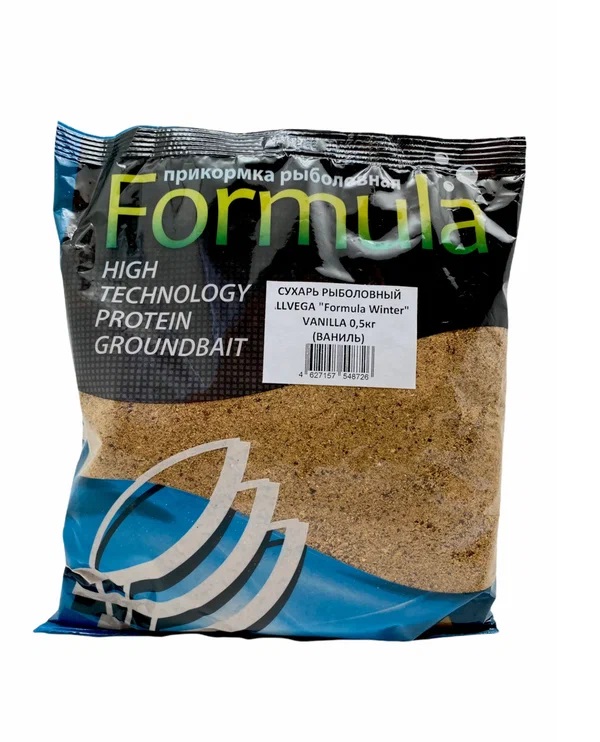 

Сухарь рыболовный Allvega Formula Winter ваниль, 500 г, Коричневый