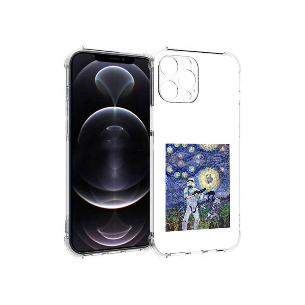 

Чехол MyPads Tocco для Apple iPhone 13 Pro Max star wars звездная ночь (PT163170.617.23), Прозрачный, Tocco