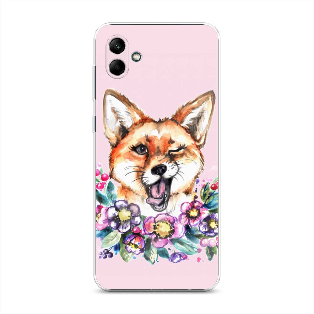 

Чехол Awog на Samsung Galaxy A04 / Самсунг A04 "Подмигивающая лиса", 2107050-10