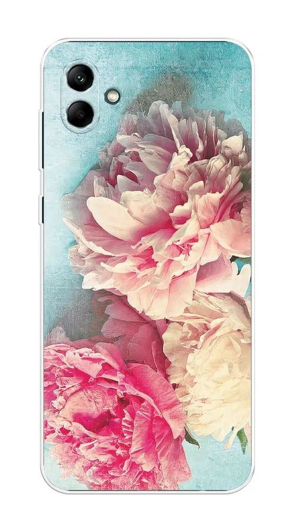

Чехол Awog на Samsung Galaxy A04 / Самсунг A04 "Пионы new", Разноцветный, 2107050-8