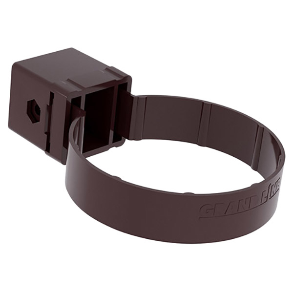 

GrandLine Хомут трубы Kliker ПВХ GL Premium шоколад и.уп. RAL 8017