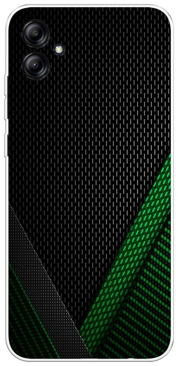 

Чехол Awog на Samsung Galaxy A04 / Самсунг A04 "Зеленый карбон", Зеленый;черный, 2107050-3