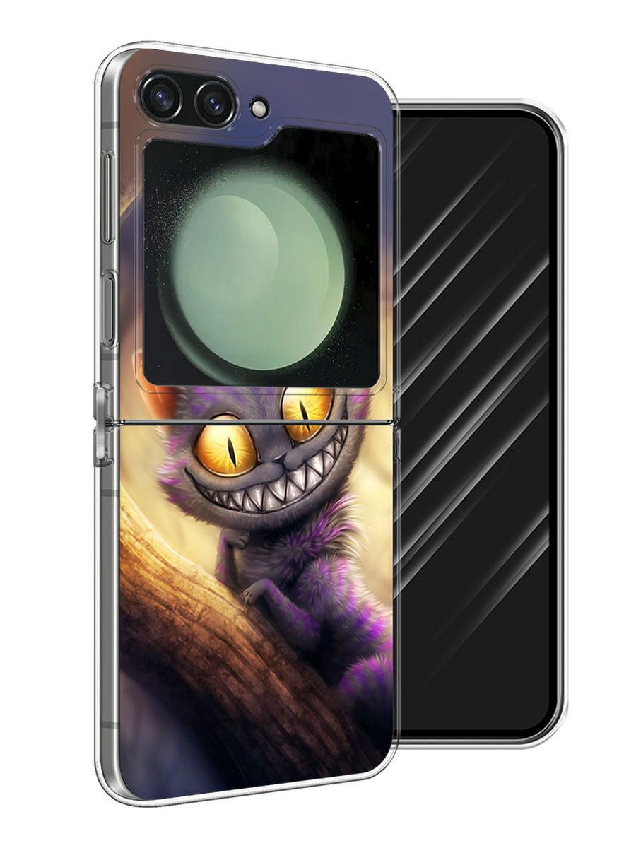 

Чехол Awog на Samsung Galaxy Z Flip 6 "Cheshire Cat", Фиолетовый;желтый, 2109750-1