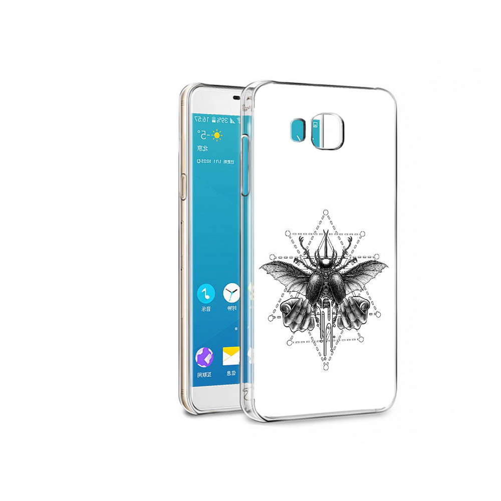 

Чехол MyPads Tocco для Samsung Galaxy C7 Pro скарабей (PT74619.550.601), Прозрачный, Tocco