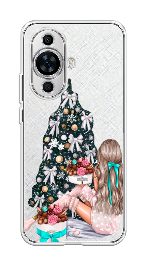 

Чехол на Huawei Nova 11 "New Year", Зеленый;бежевый;голубой, 6121250-5