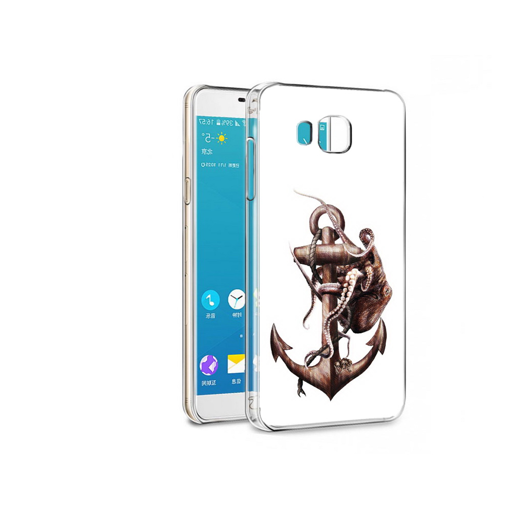 

Чехол MyPads Tocco для Samsung Galaxy C7 Pro ржавый якорь (PT74619.550.579), Прозрачный, Tocco