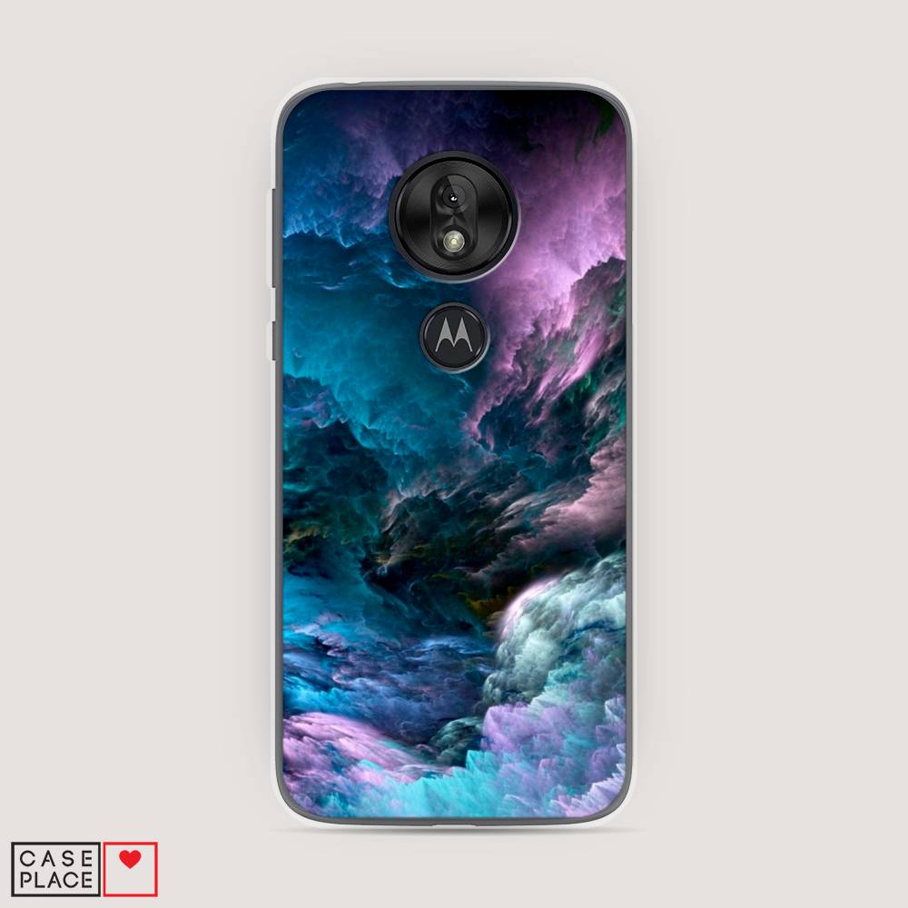 

Чехол на Motorola Moto G7 Play "Загадочное небо", Синий;фиолетовый, 241250-2