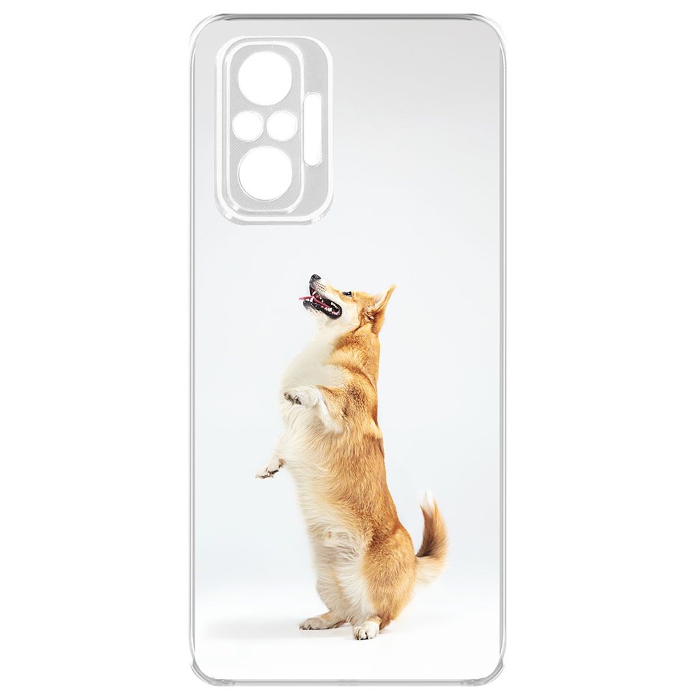 Чехол-накладка Корги готов служить для Xiaomi Redmi Note 10 Pro