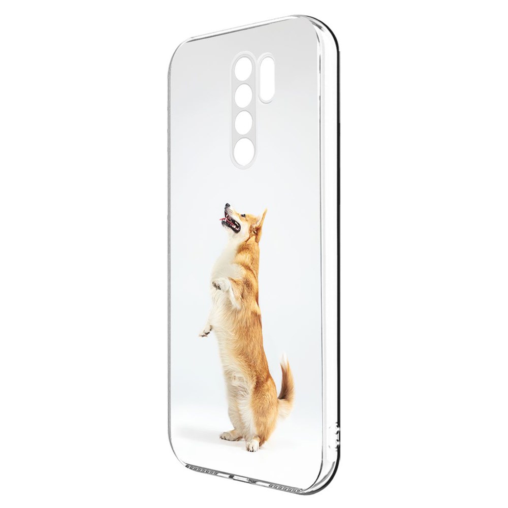Чехол-накладка Корги готов служить для Xiaomi Redmi 9