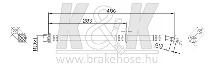 

Шланг Тормозной Передн Прав Toyota: Camry (V1) 2.0/3.0 91-96 K&K арт. FT0063