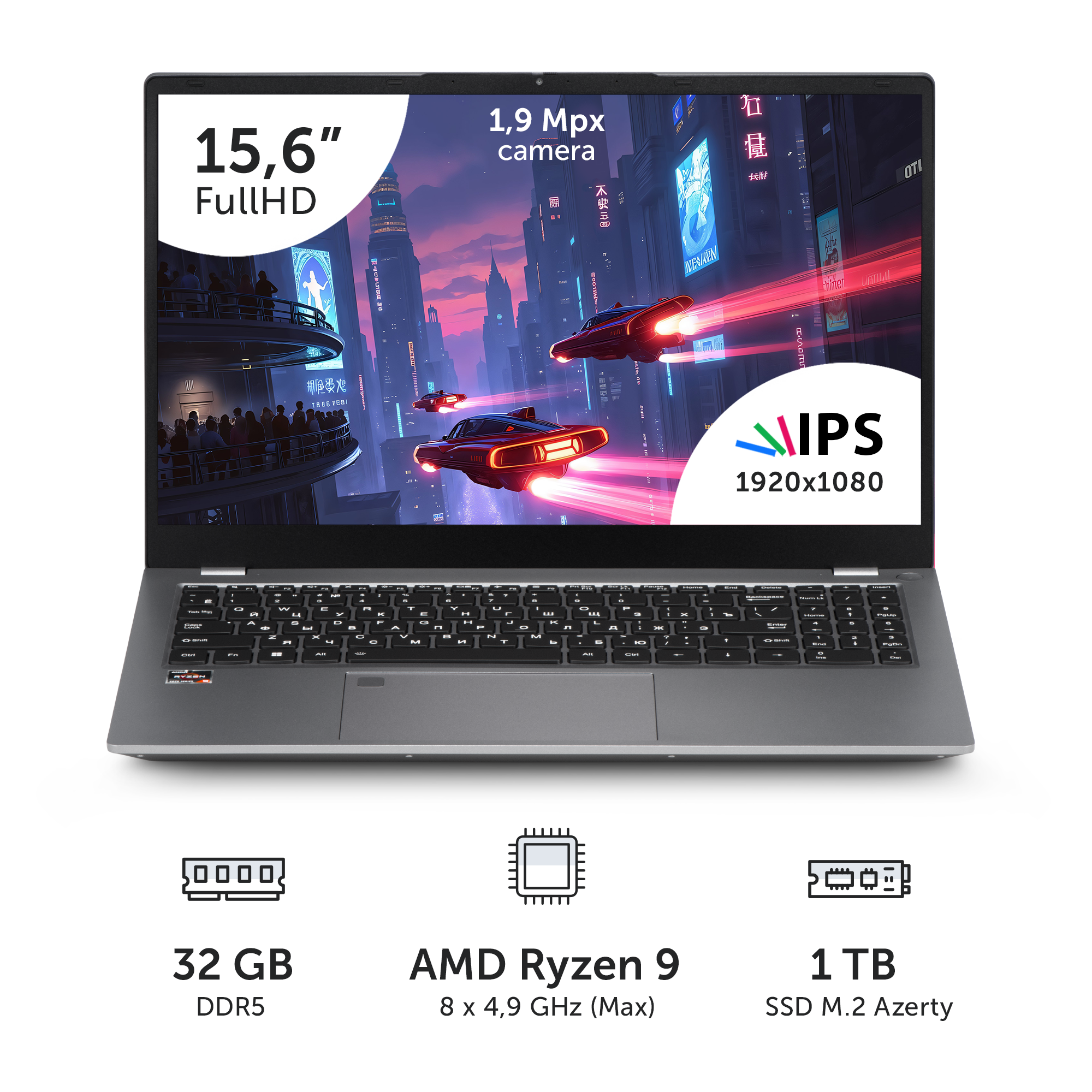 

Ноутбук Azerty RBA-4500 серый (120-0851), RBA-4500