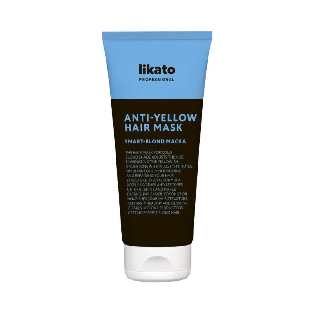 Маска для волос Likato Professional Smart-Blond для светлых и осветленных волос, 200 мл маска tefia карамельная для светлых волос профессиональная 250мл линия myblond
