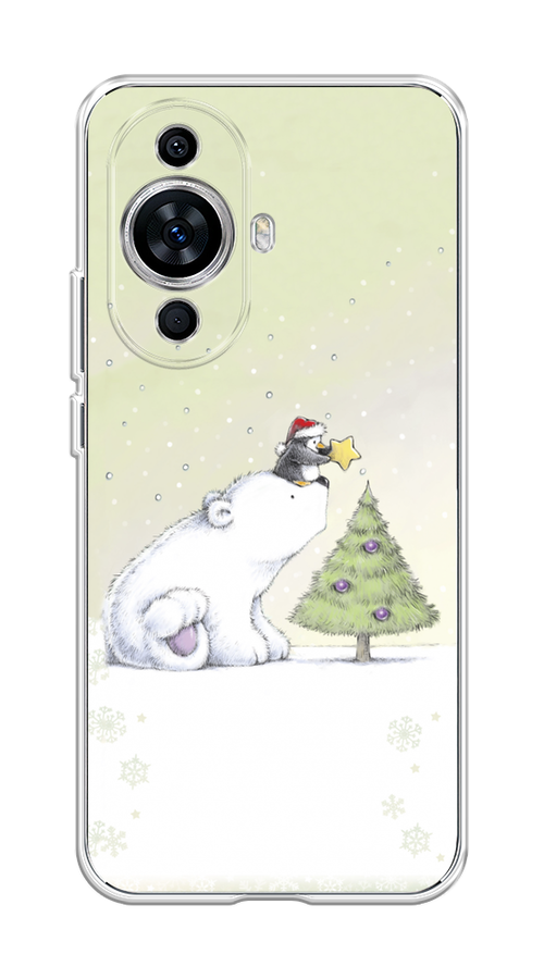 

Чехол на Huawei Nova 11 "Украшение елки", Белый;бежевый, 6121250-5