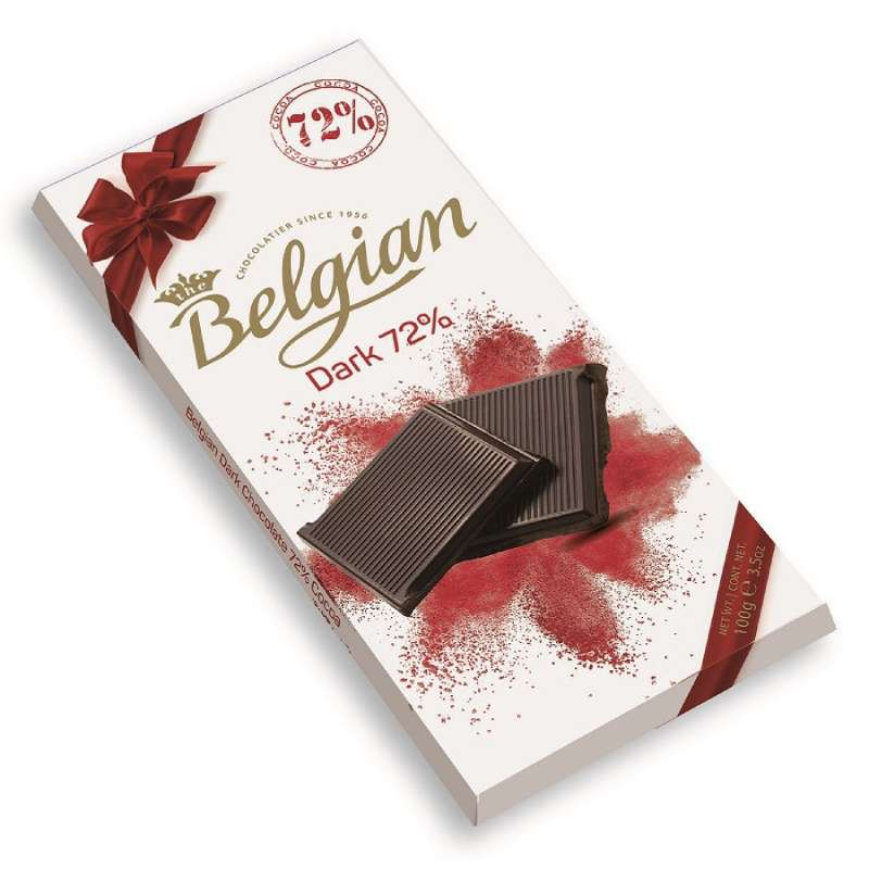 Шоколад Belgian Tradition тёмный, 72%, 100 г