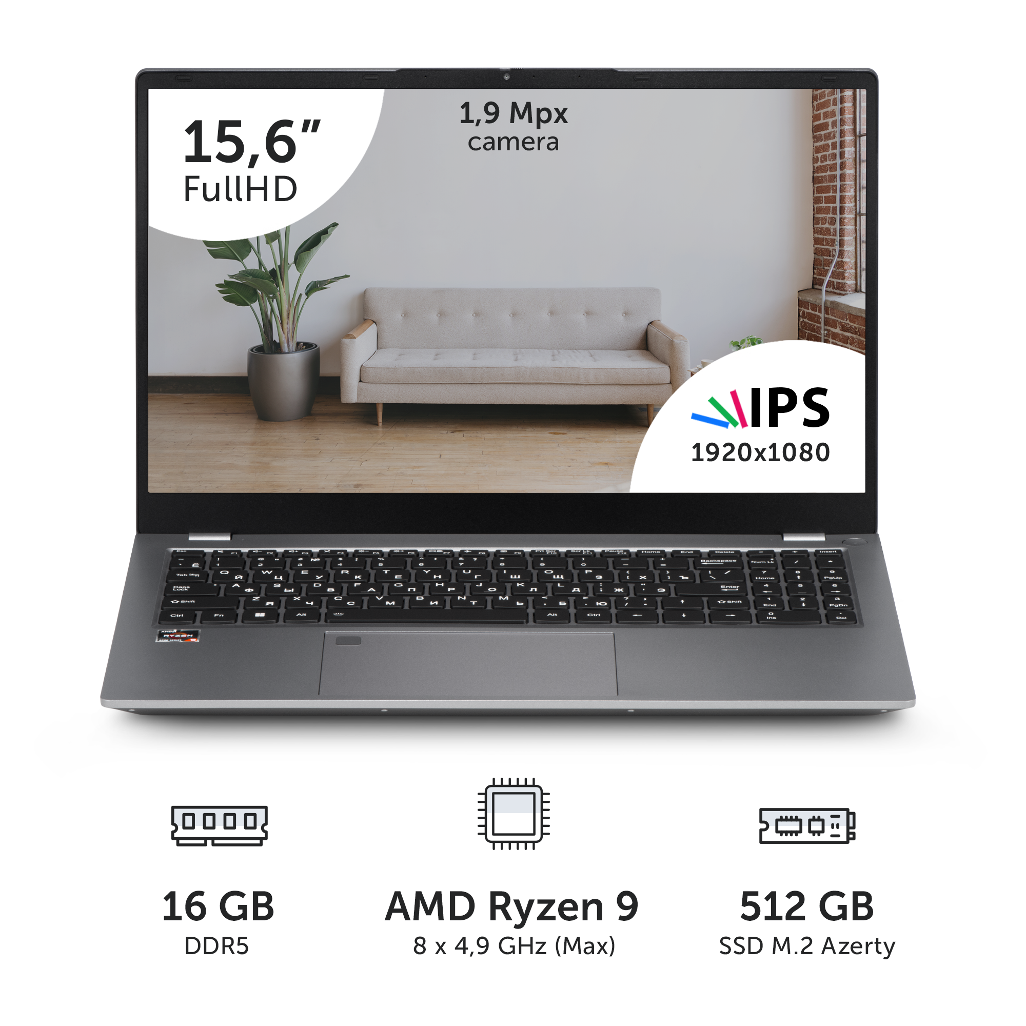 

Нетбук Azerty RBA-4500 серый (120-0848), RBA-4500