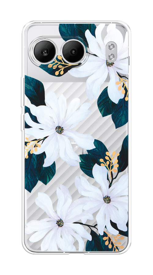 

Чехол на OnePlus Nord 4 5G "Delilah Flower", Зеленый;белый, 155250-1