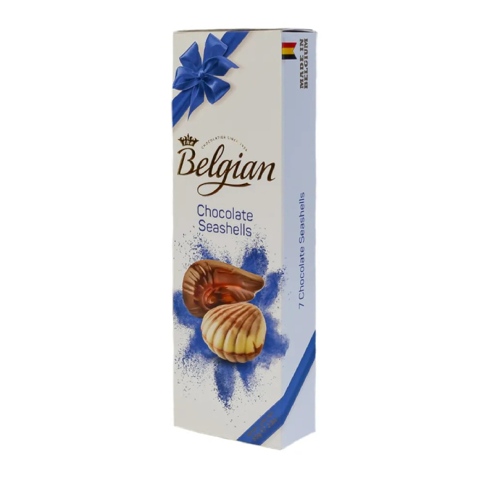 Конфеты Belgian Tradition шоколадные, ракушки, мини, 65 г