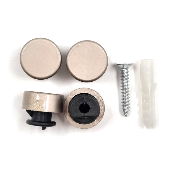 

Зеркалодержатели металлические Т-100 матовый никель, 4 шт