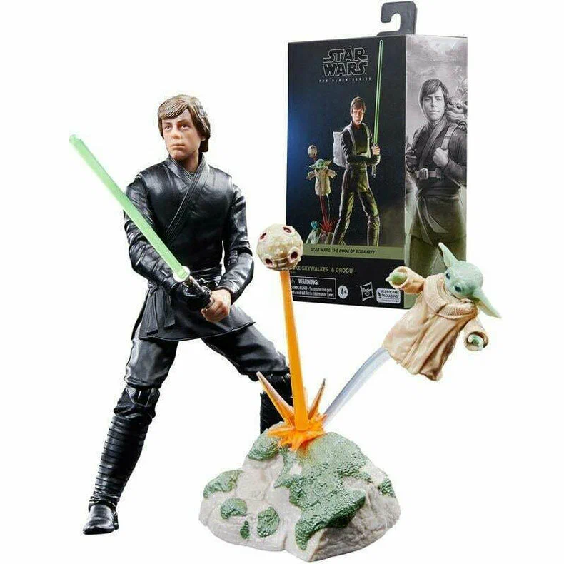 

Фигурки Hasbro Star Wars The Black Series Люк Скайвокер и Грогу F8345, F8345