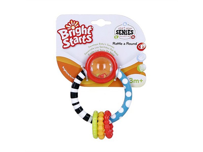

Прорезыватель для зубов Bright Starts погремушка колечко 10223_1
