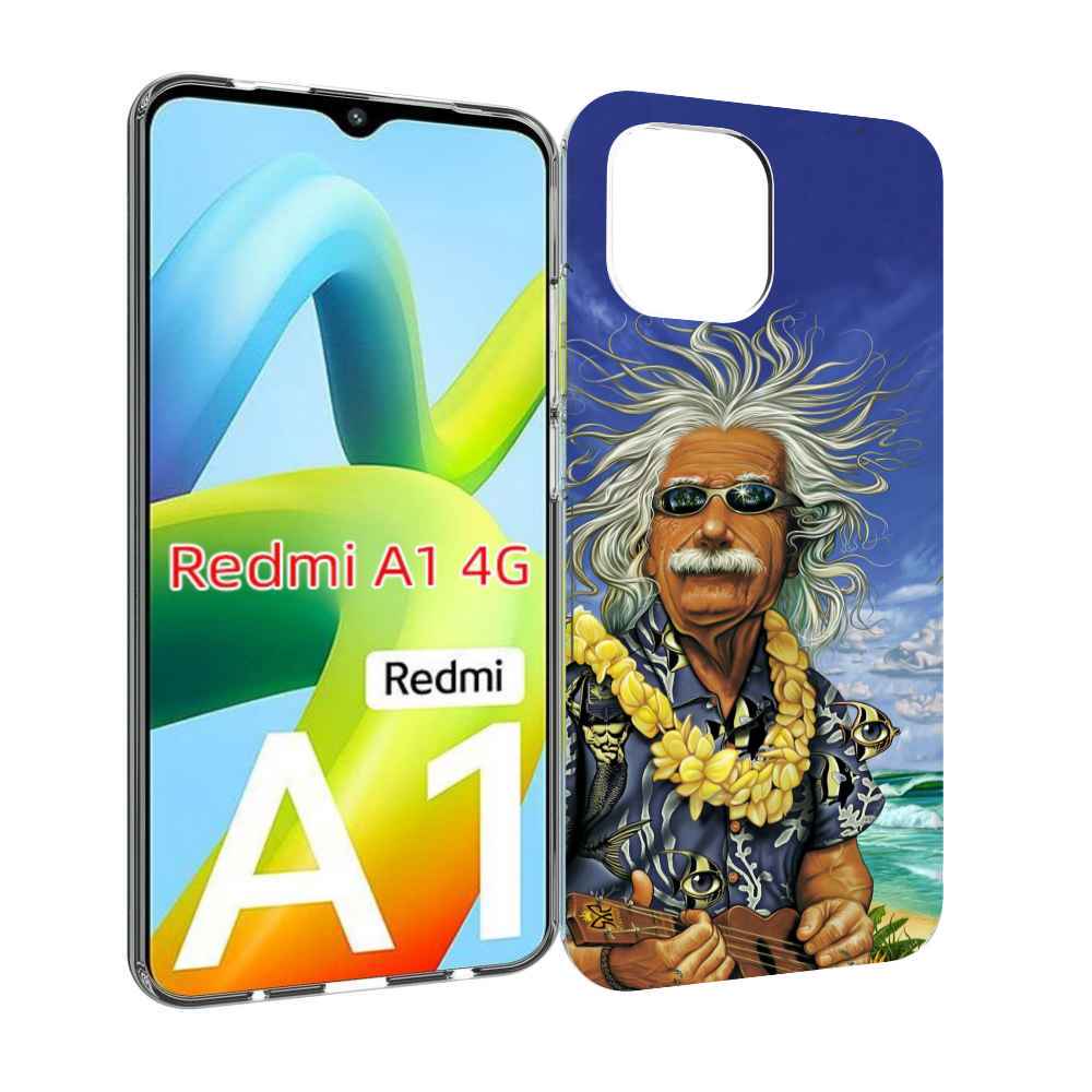 

Чехол Mypads Энштейн На Отдыхе Для Xiaomi Redmi A1, Прозрачный, Tocco