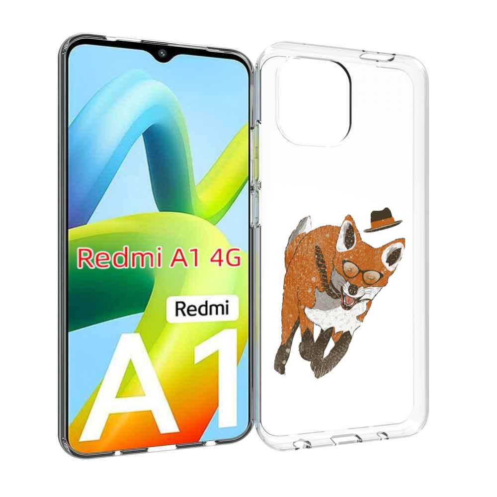 

Чехол Mypads Шустрый Лис Для Xiaomi Redmi A1, Прозрачный, Tocco