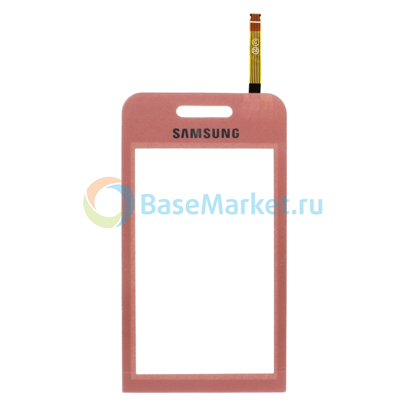 Тачскрин (сенсор) BaseMarket для Samsung S5230 Star (розовый) Premium