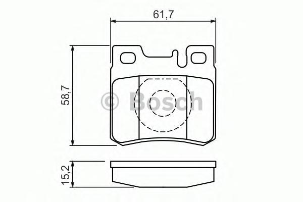 

Тормозные Колодки 0986490260 BOSCH 0986490260