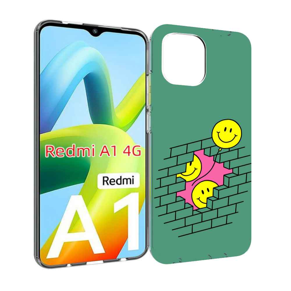 фото Чехол mypads шарики в стене для xiaomi redmi a1