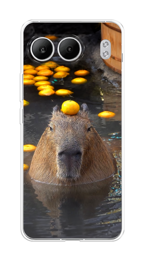 

Чехол на OnePlus Nord 4 5G "Капибара отдыхает", Коричневый;оранжевый;серый, 155250-1