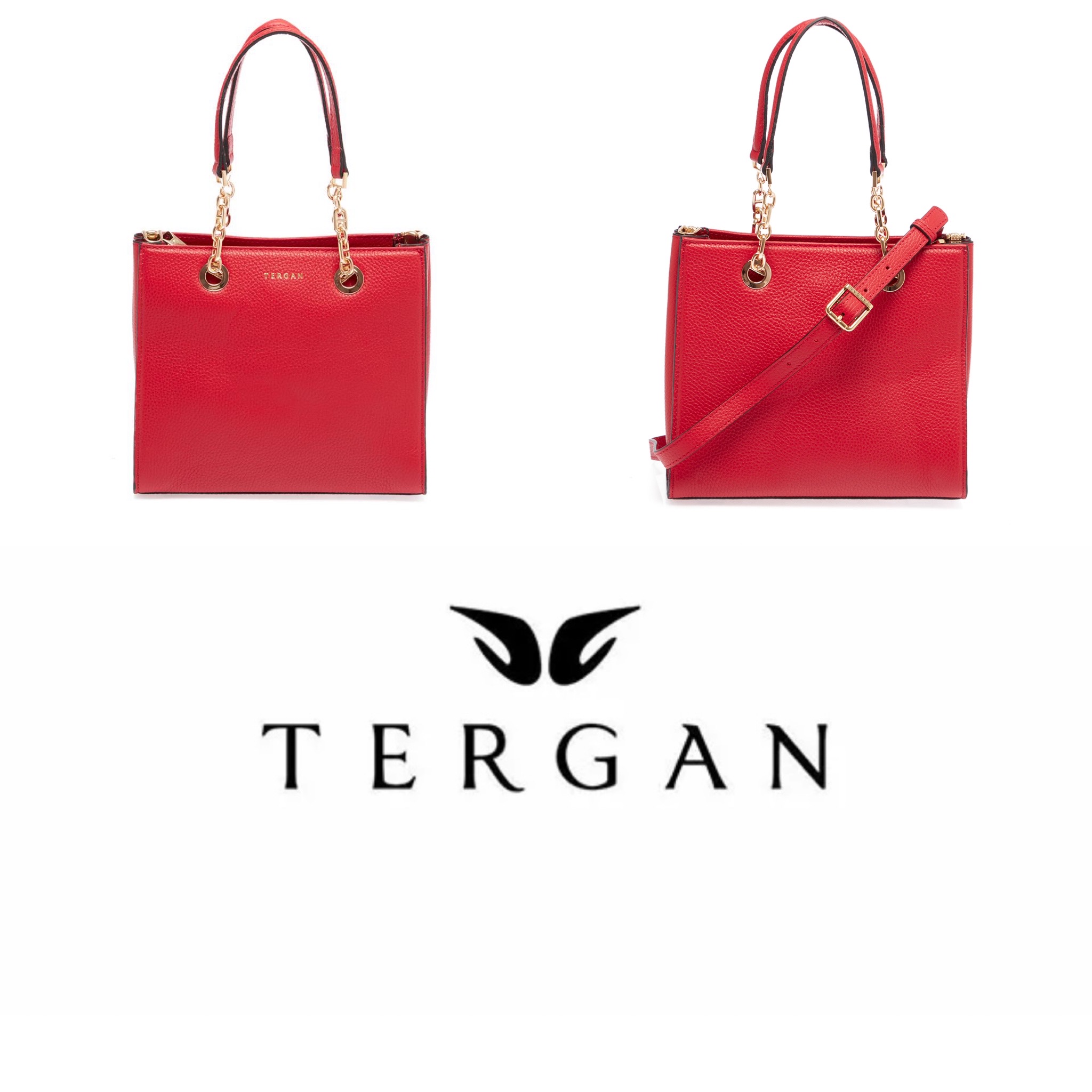 Сумка тоут женская TERGAN S23Y1BC801, красный