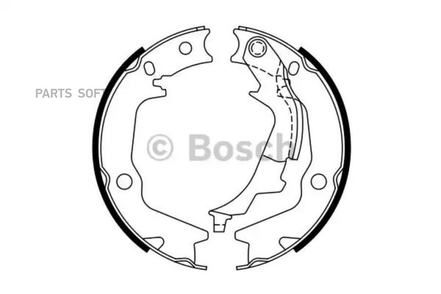 

Тормозные колодки Bosch стояночного тормоза 986487769