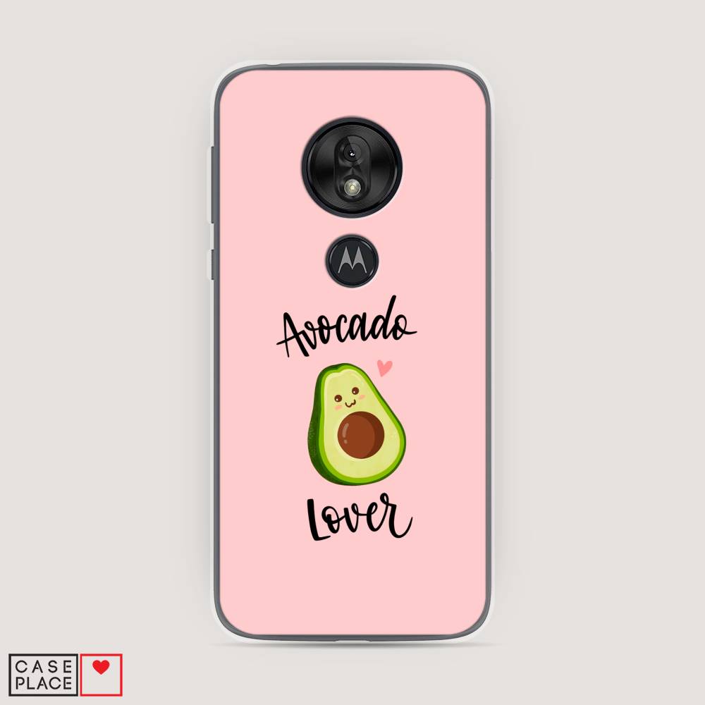 

Чехол на Motorola Moto G7 Play "Avocado lover", Розовый;зеленый, 241250-6
