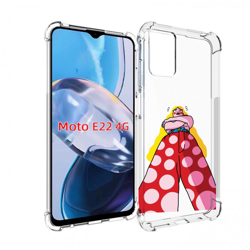 

Чехол MyPads высокая-девушка для Motorola Moto E22 4G / E22i 4G, Прозрачный, Tocco