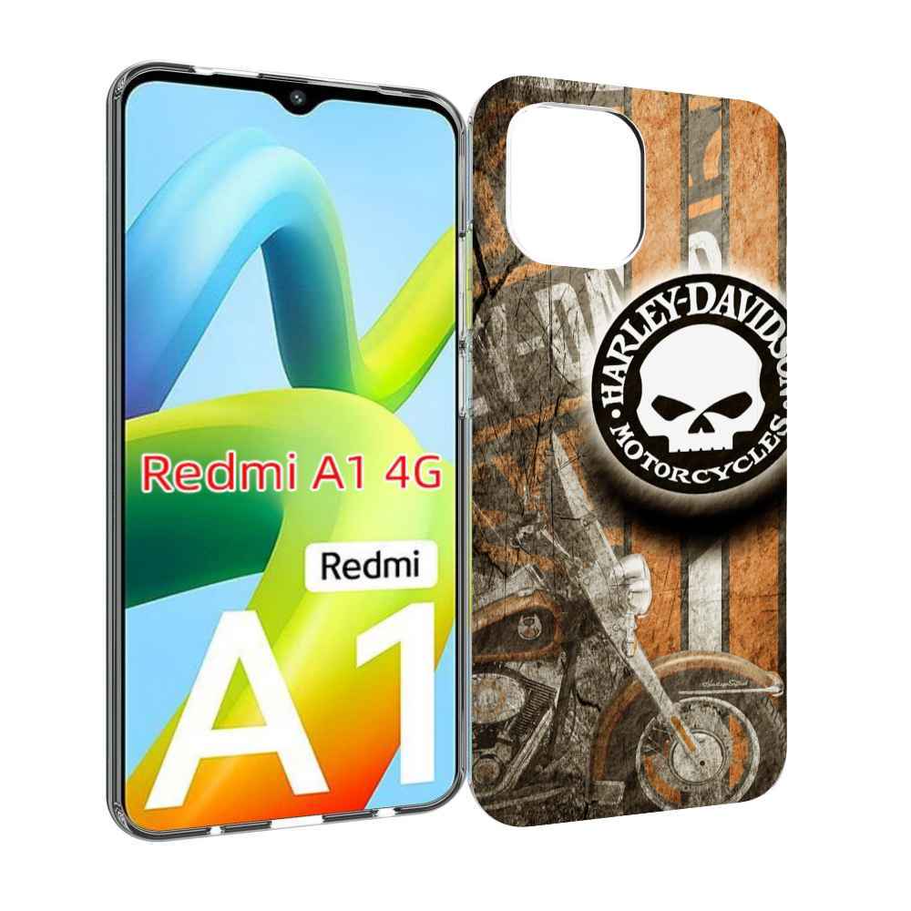 

Чехол Mypads Харлеи Девидсон Для Xiaomi Redmi A1, Прозрачный, Tocco