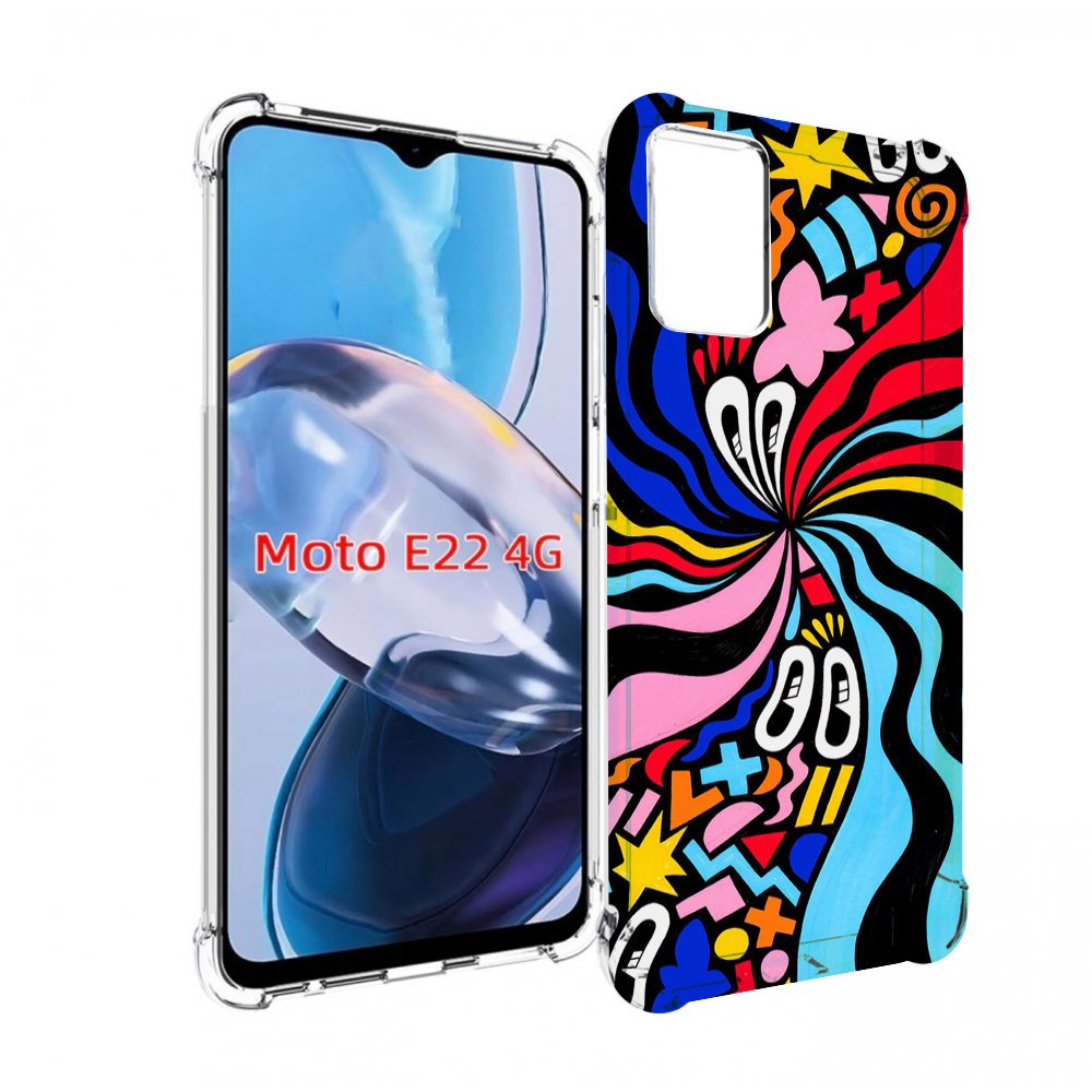 

Чехол MyPads волнистая-абстракция для Motorola Moto E22 4G / E22i 4G, Прозрачный, Tocco