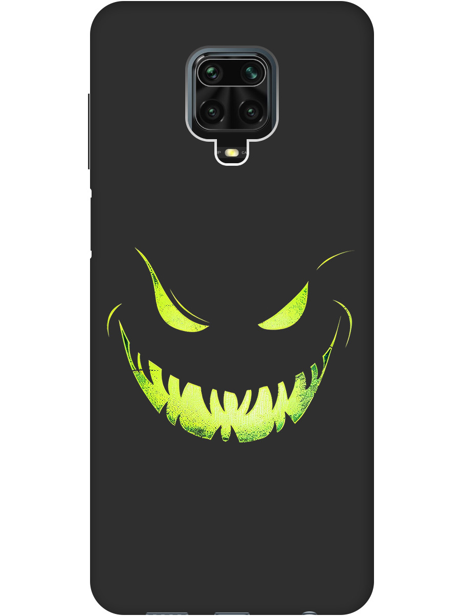 

Силиконовый чехол на Xiaomi Redmi Note 9s / Note 9 Pro с принтом матовый черный 863051, Черный;зеленый, 722942172